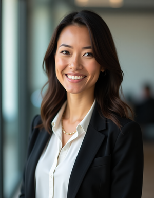 Image for professional headshot of smiling model wearing pro...